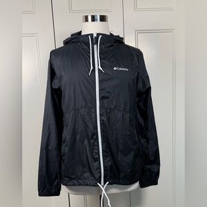 Columbia Black Lightweight Rain Jacket
